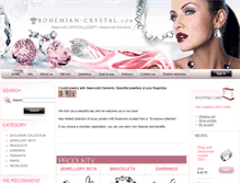 Tablet Screenshot of bohemian-crystal.com